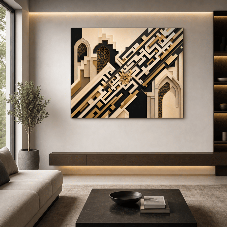 شبكة هندسية عربية