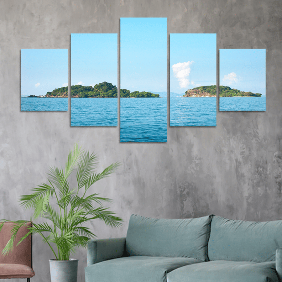 Set of 5 divided panels #G5416