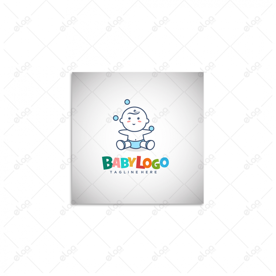 لوحة فنية لطفل مرسوم باليد