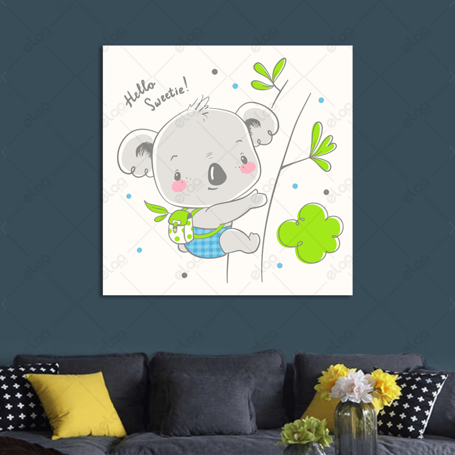 Artistic painting of the koala animal