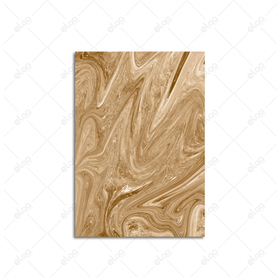 Abstract art paintings in shades of gold