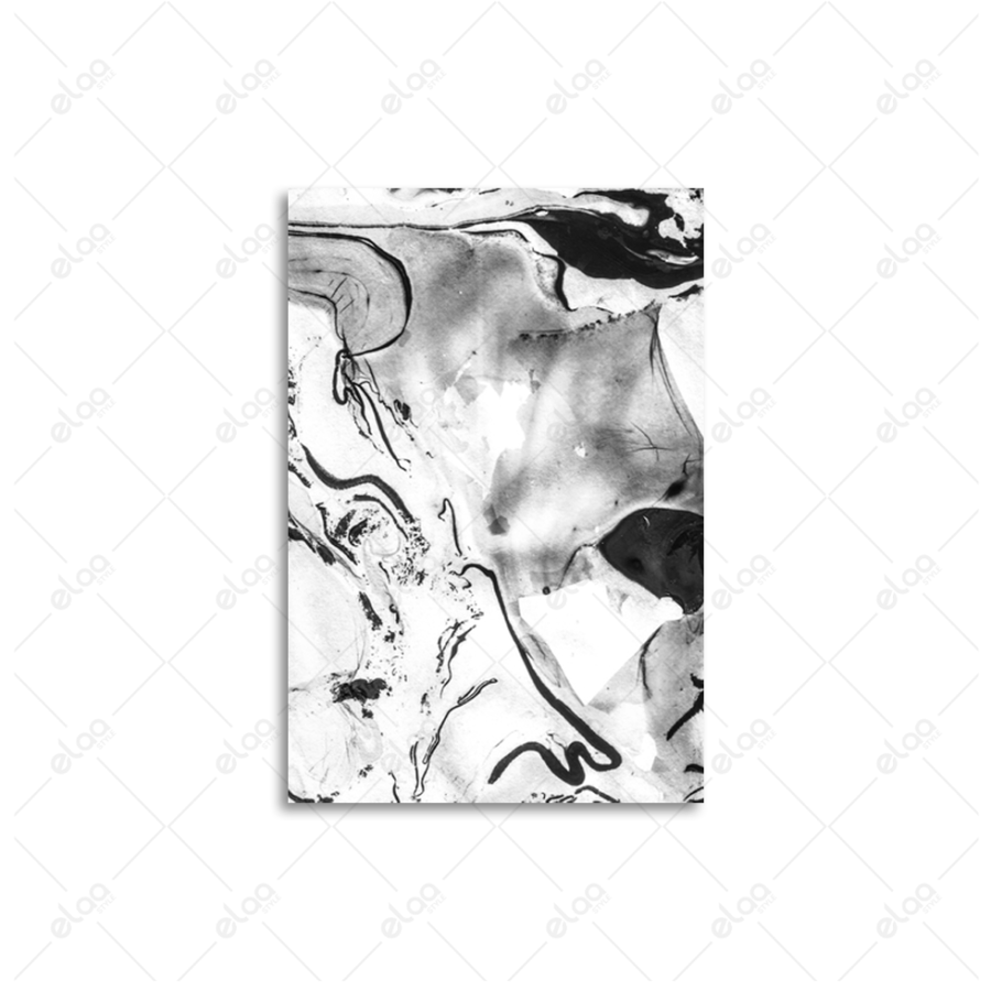 Abstract art paintings in black and white