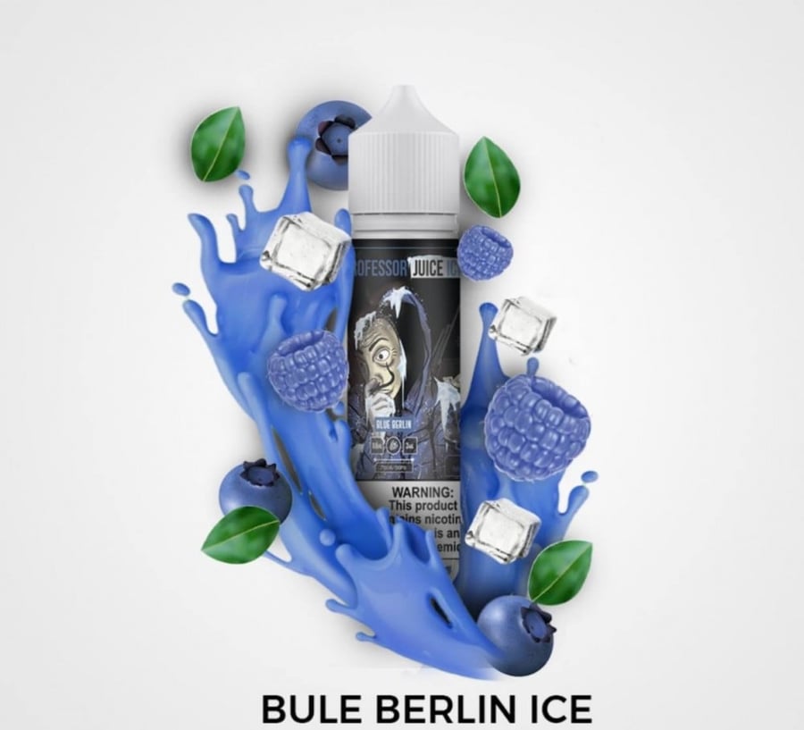 بلو برلين نكهات البرفيسور توت ازرق بارد - BLU BERLIN BLUEBERRY ICE