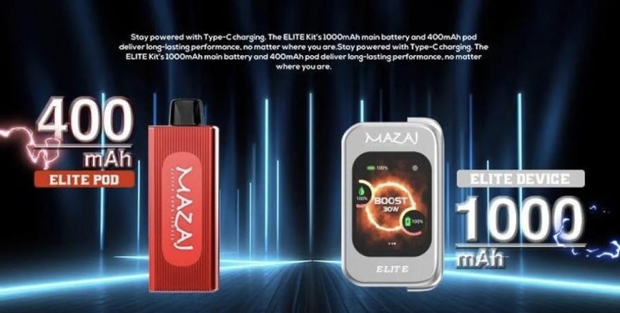 مزاج اليت بودات 20000 20ن – MAZAJ ELITE POD 20K 20MG