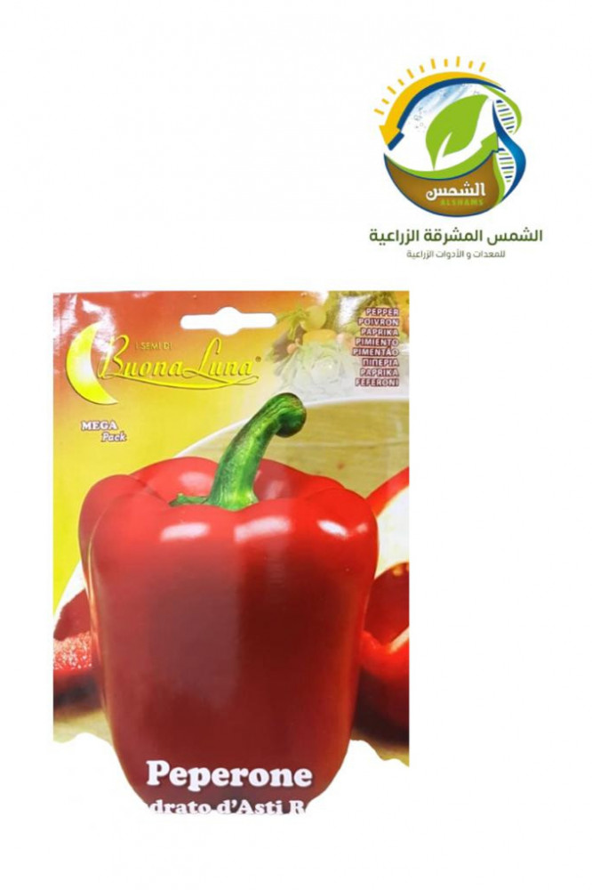 فلفل رومي احمر باكيت 1 غرام