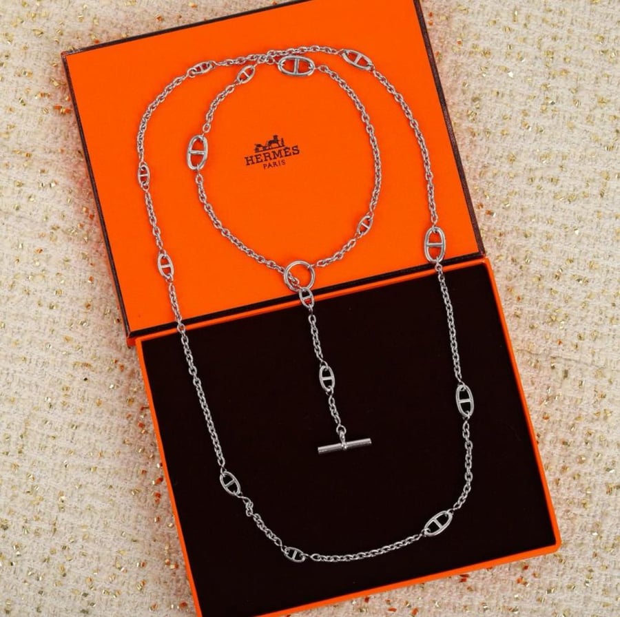 Hermes Farandole long necklace 160