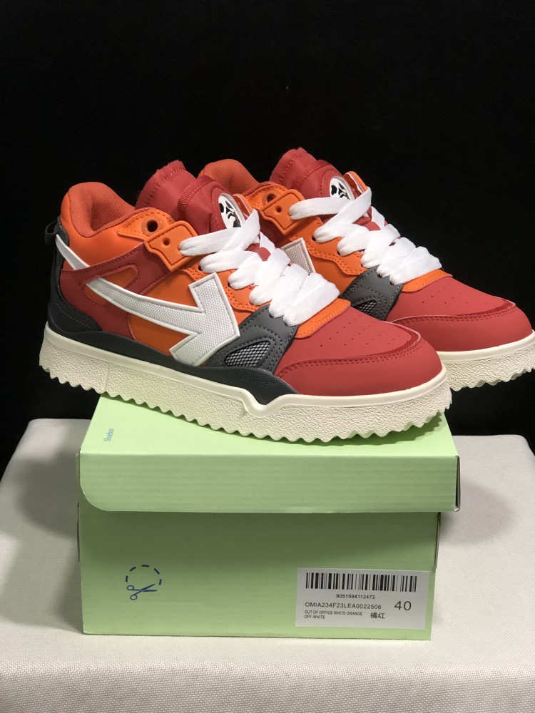 Off white Mid Top Sponge Sneakers