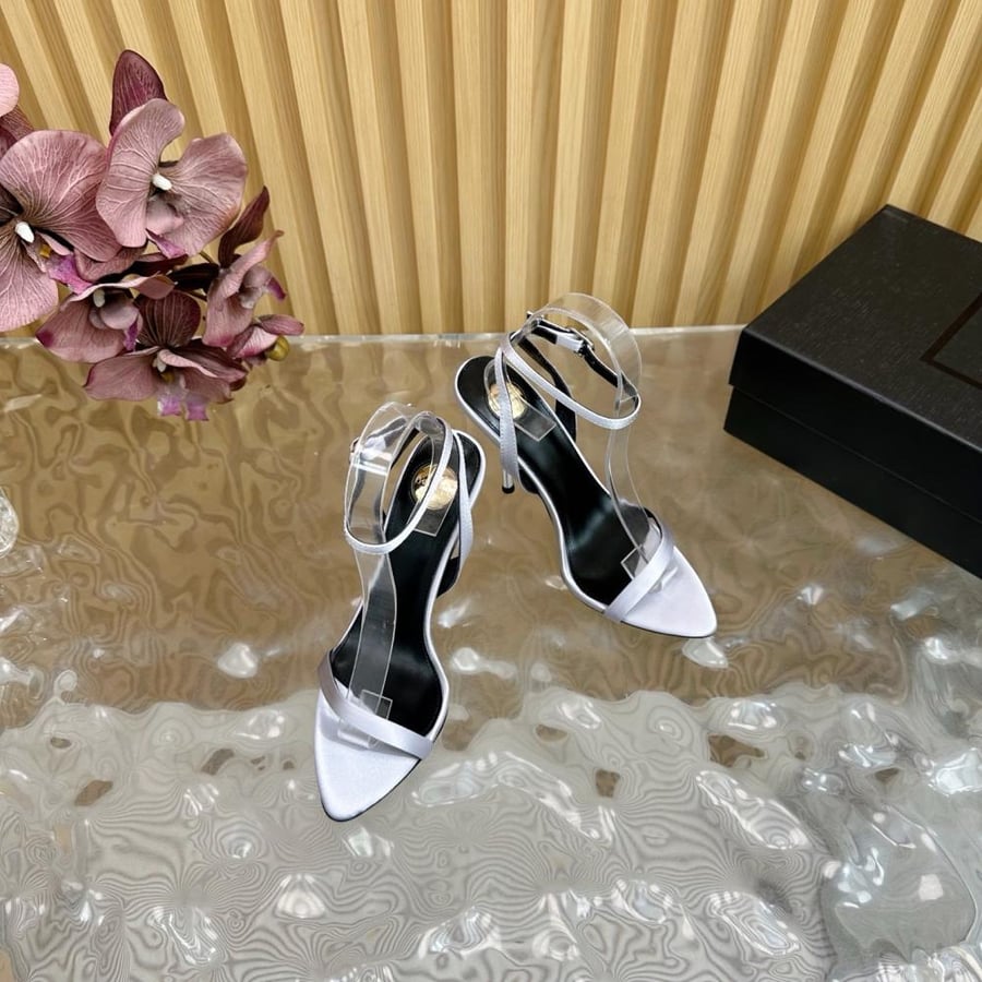 SAINT LAURENT Jane 105 Ankle Strap Sandals