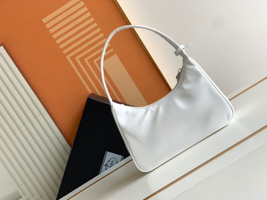 Prada logo-plaque mini bag