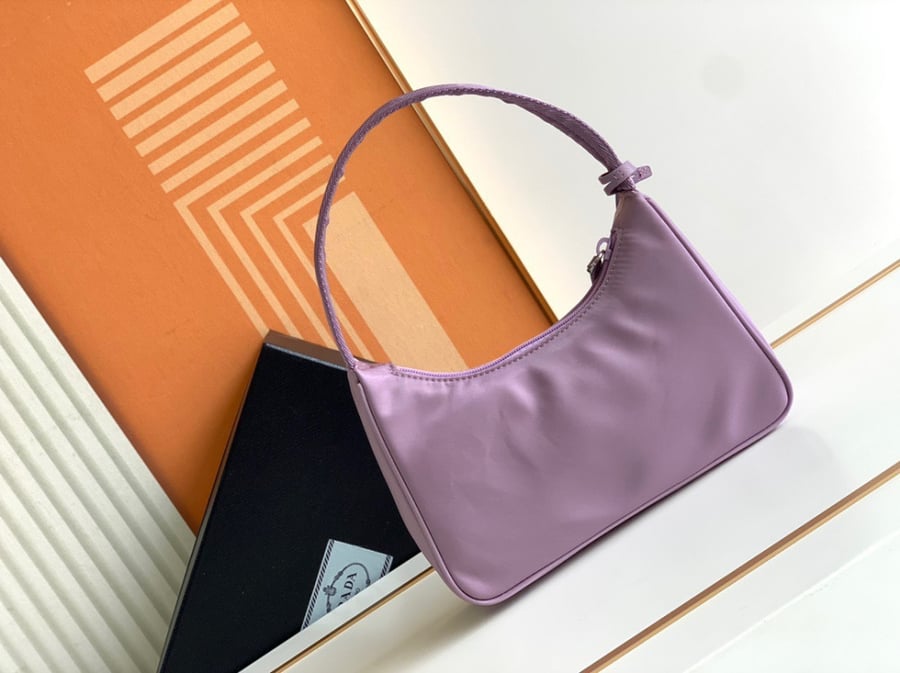 Prada logo-plaque mini bag