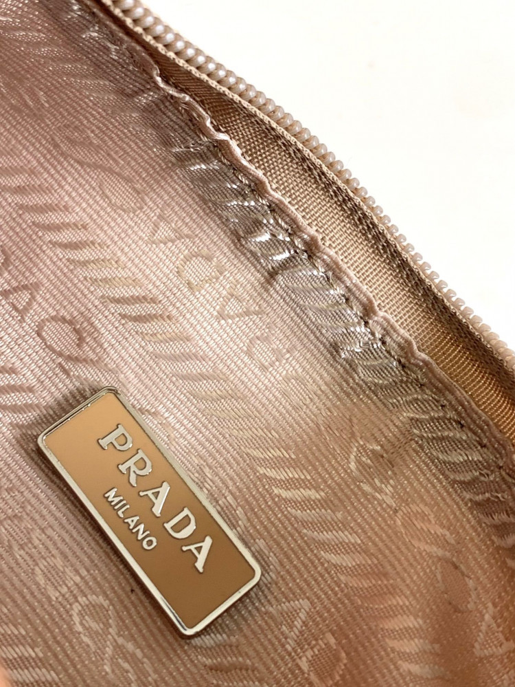 Prada logo-plaque mini bag