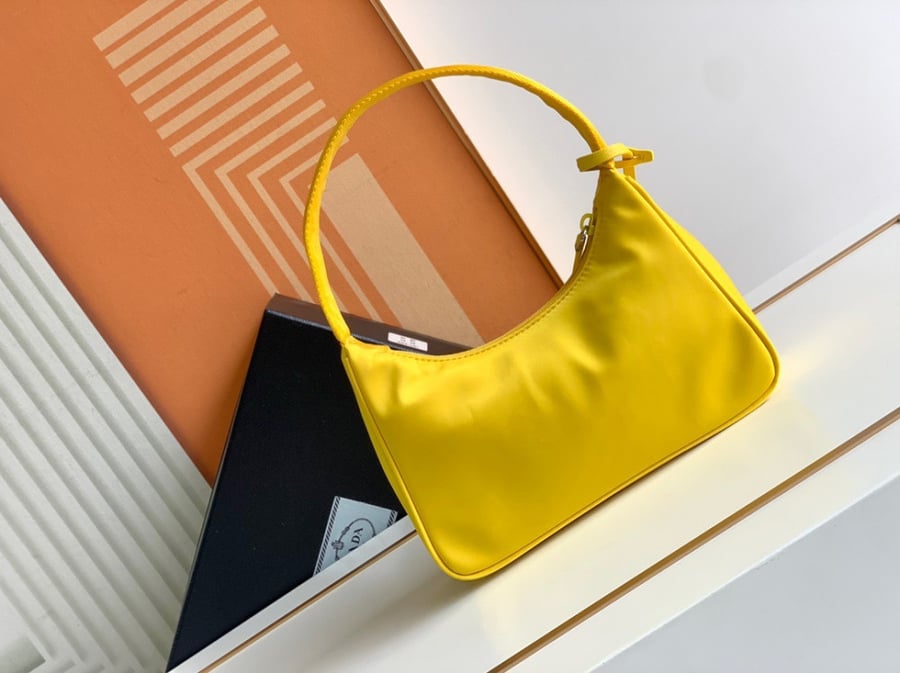 Prada logo-plaque mini bag