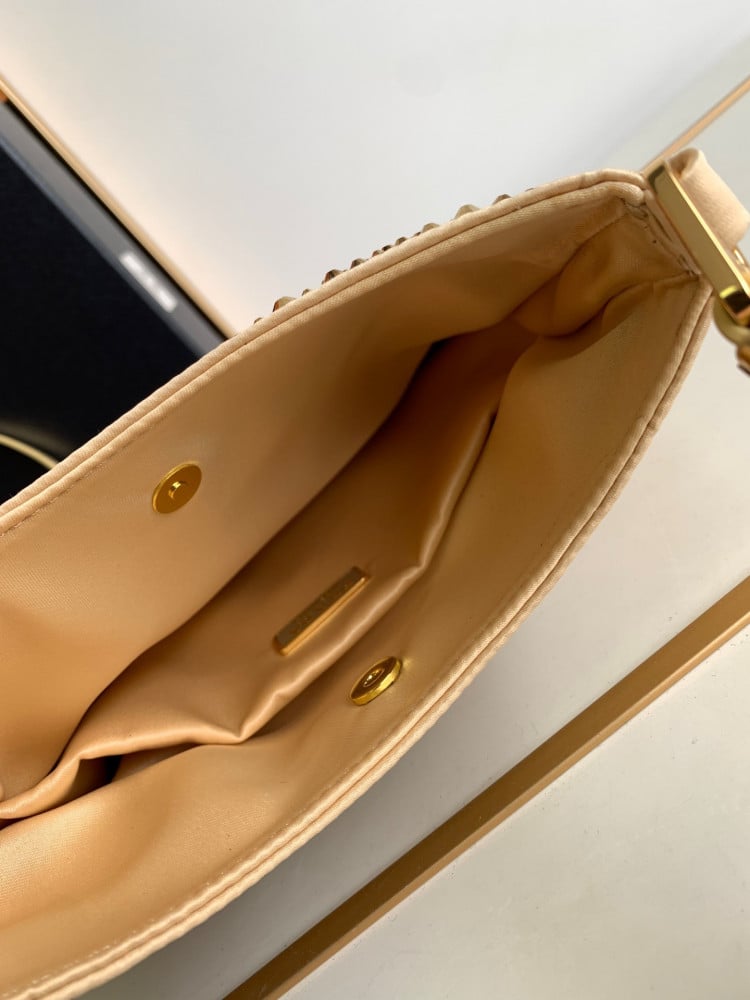Prada Cleo crystal-embellished shoulder bag