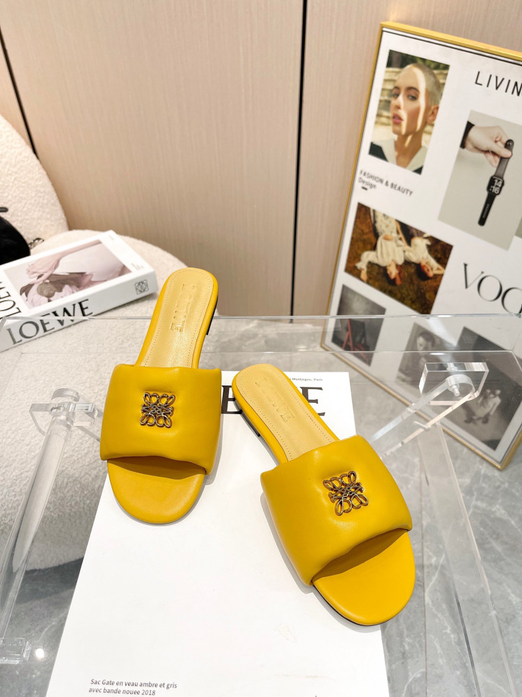 Loewe Anagram Slip-On Padded Slides