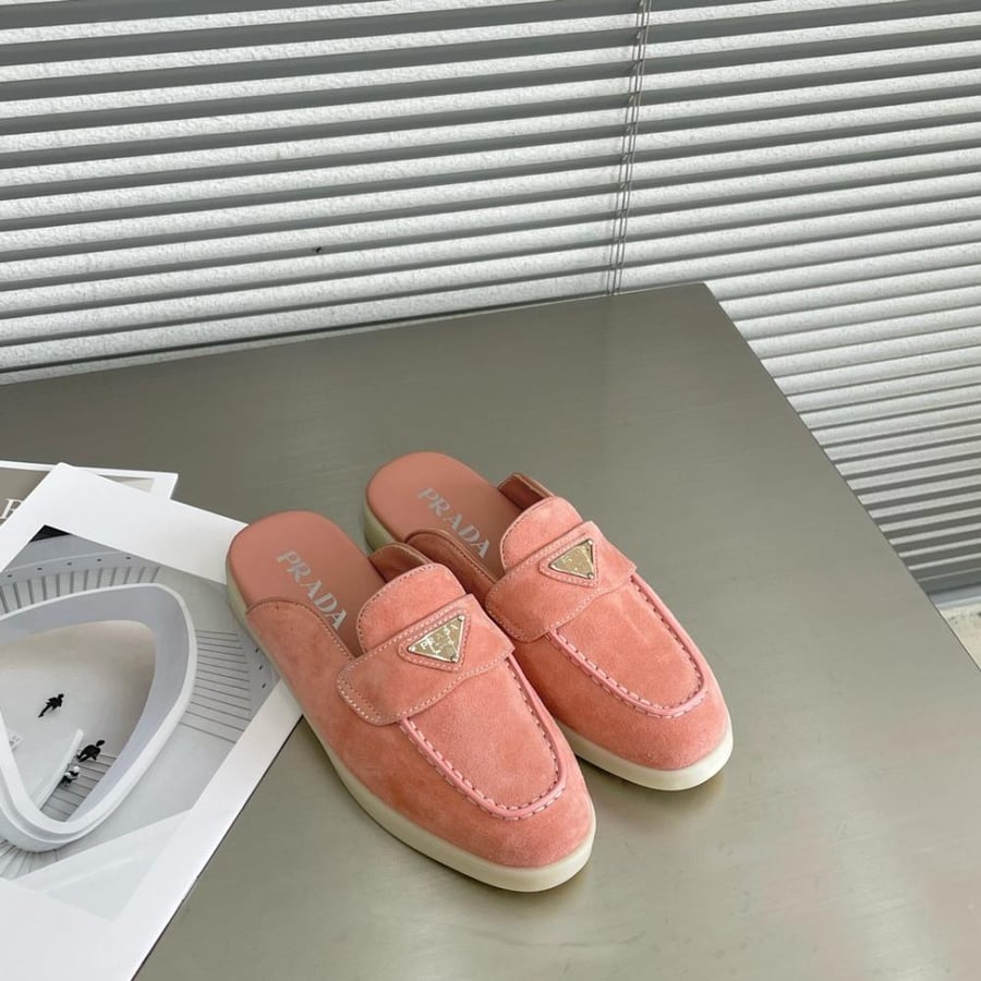 Prada Suede sabots