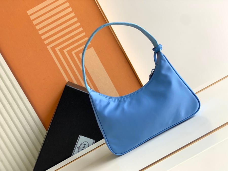 Prada logo-plaque mini bag