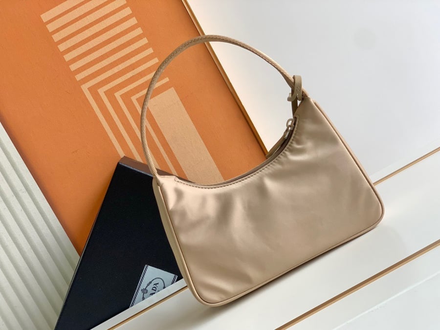 Prada logo-plaque mini bag
