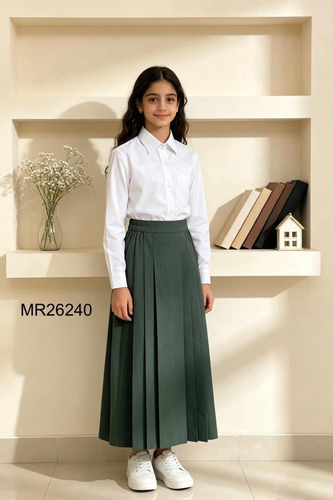 تنورة متوسط زيتي 26240