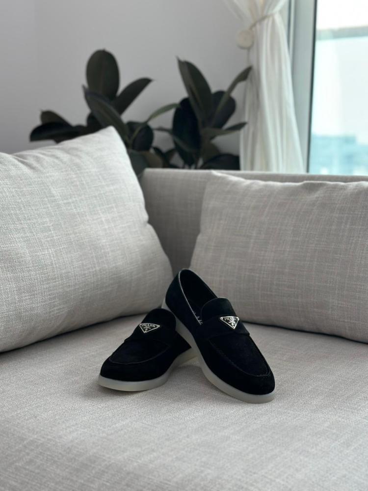 Prada Suede Loafers