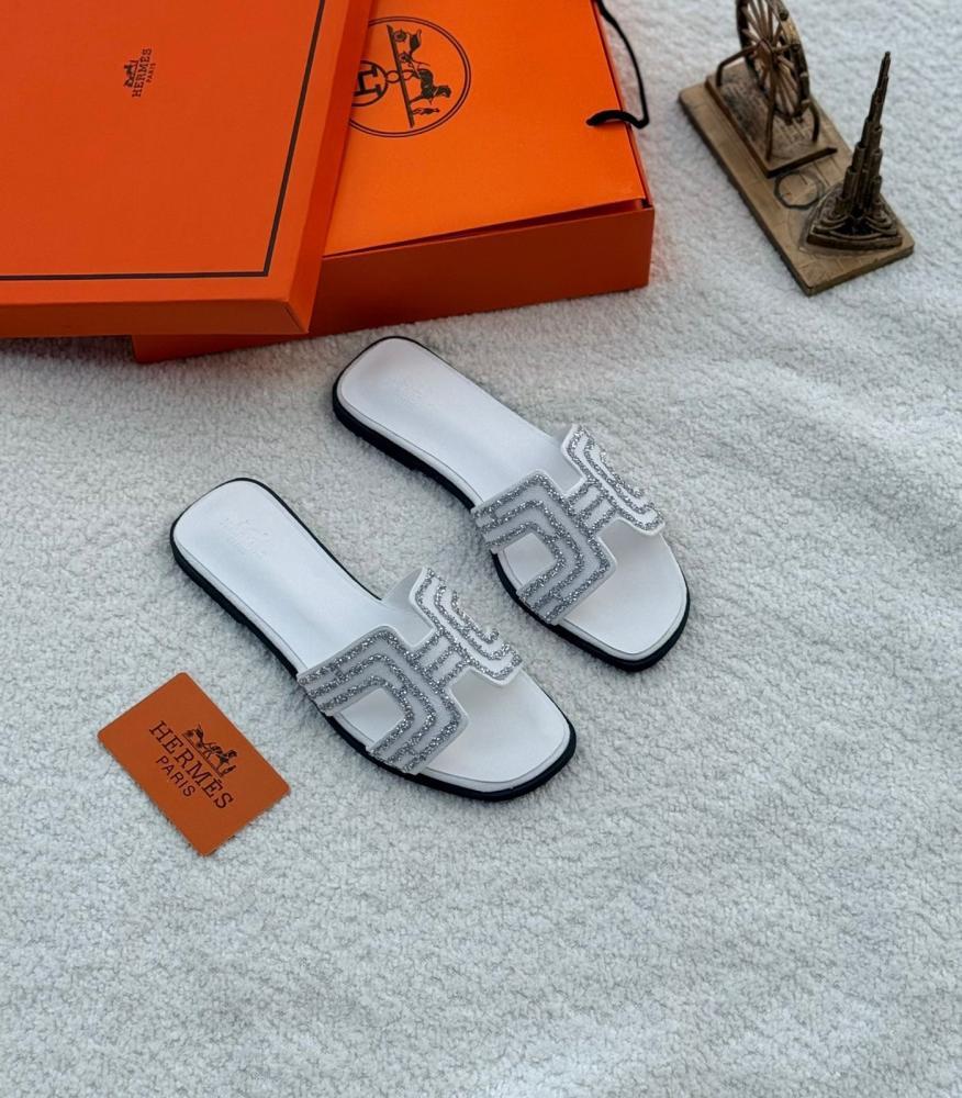 Hermès Oran Crystal Sandals