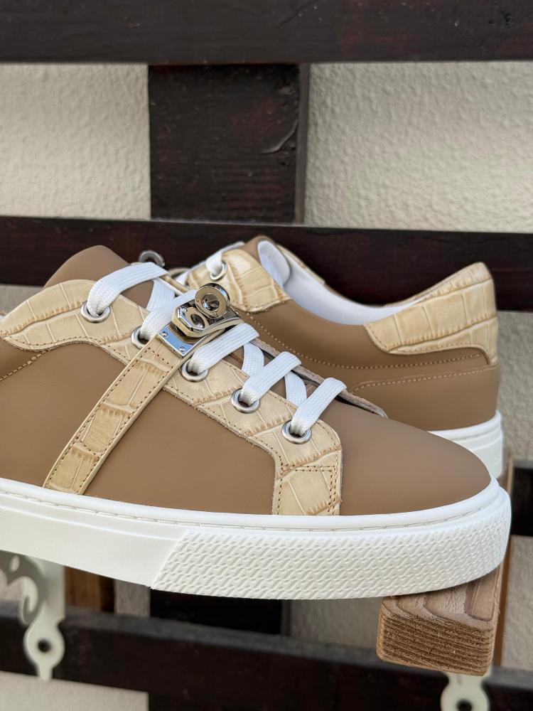 Hermès Leather Sneakers