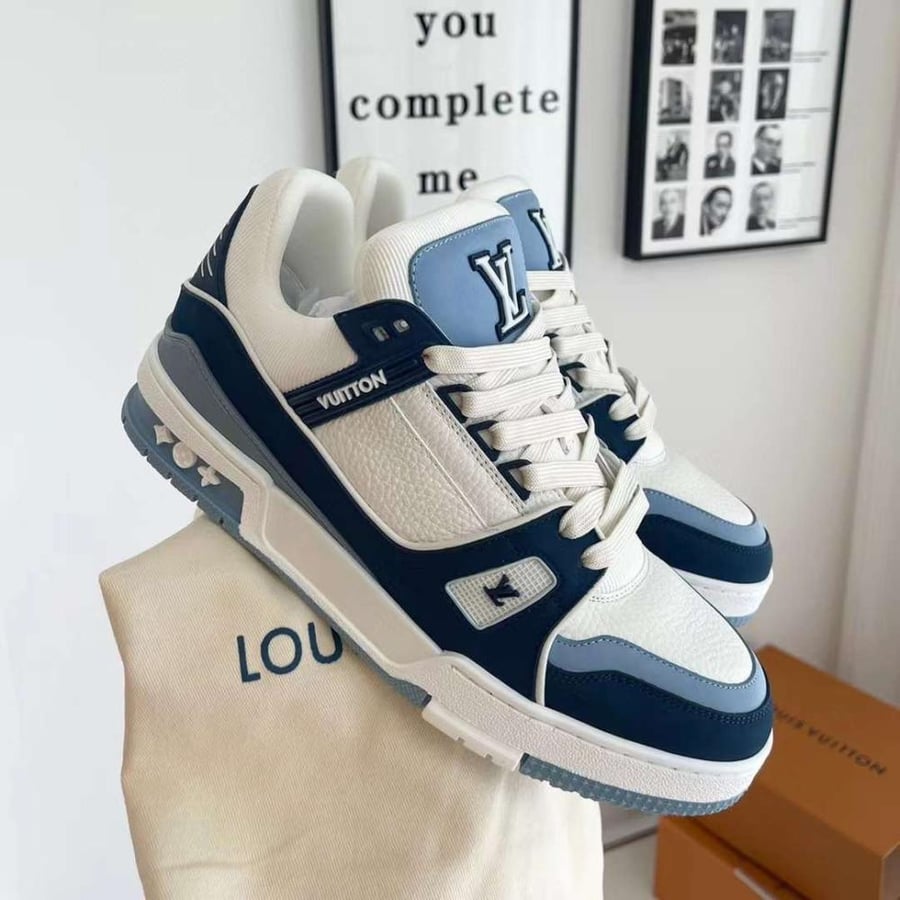 Louis Vuitton STREET STYLE TRAINER SNEAKER BLUE