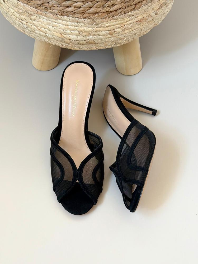 Givenchy Rossi Mesh Mule Heels