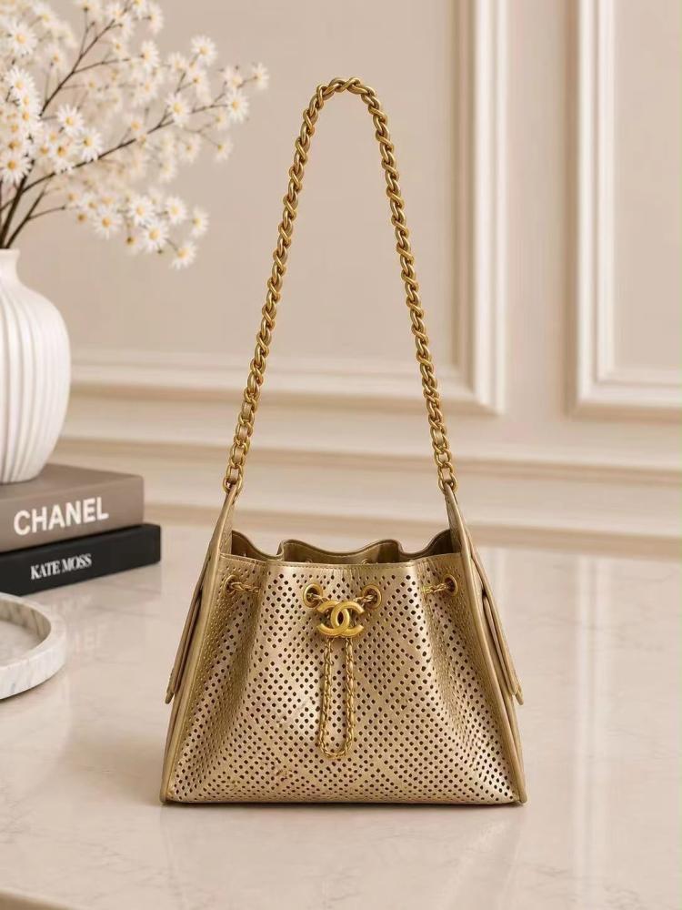 Chanel Perforated Bucket Bag