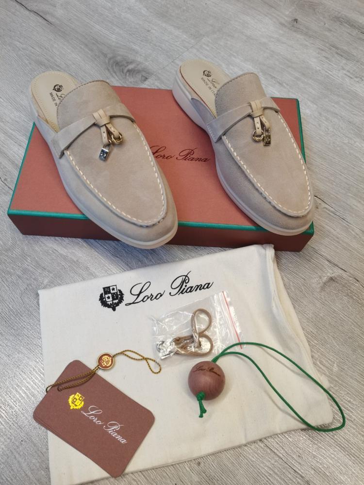 Loro Piana Suede Babouche- Multi Colors