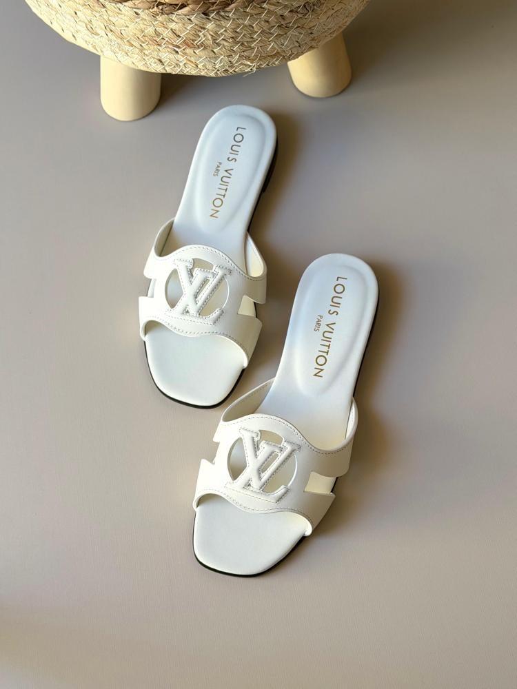 Louis Vuitton LV Logo Slide Sandals