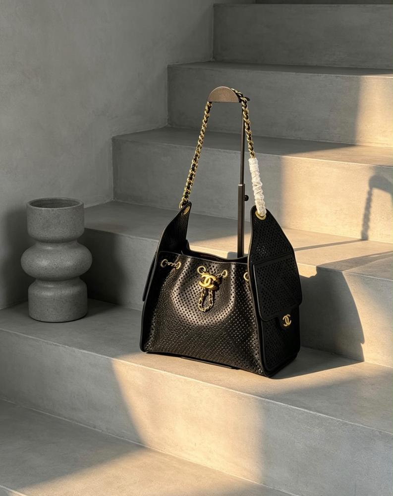 Chanel Perforated Bucket Bag