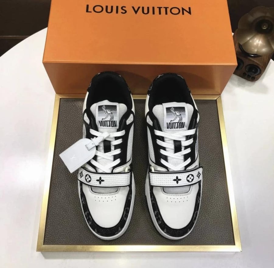 LV Trainer Sneakers - Black