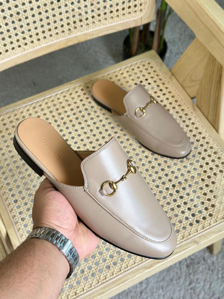 Gucci Horsebit Leather Mules