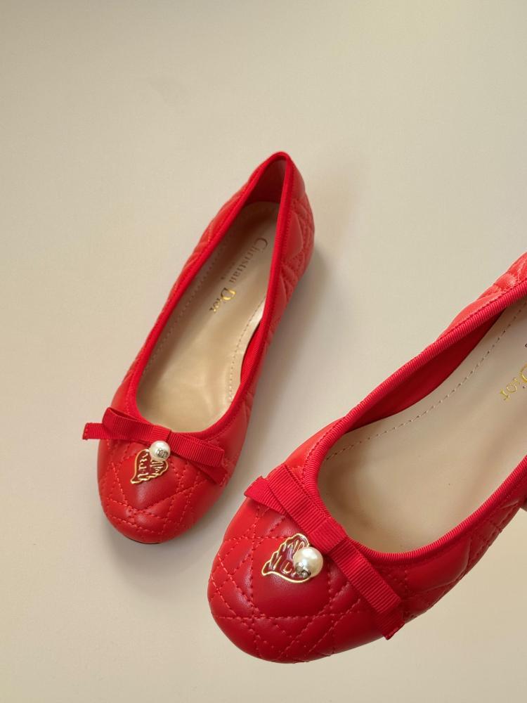 Dior Quilted Ballerina Flats