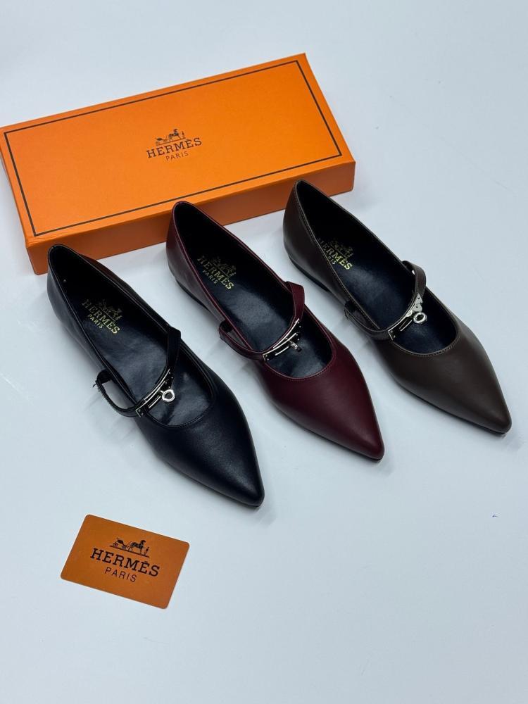 Hermès Kelly Strap Ballerina Flats