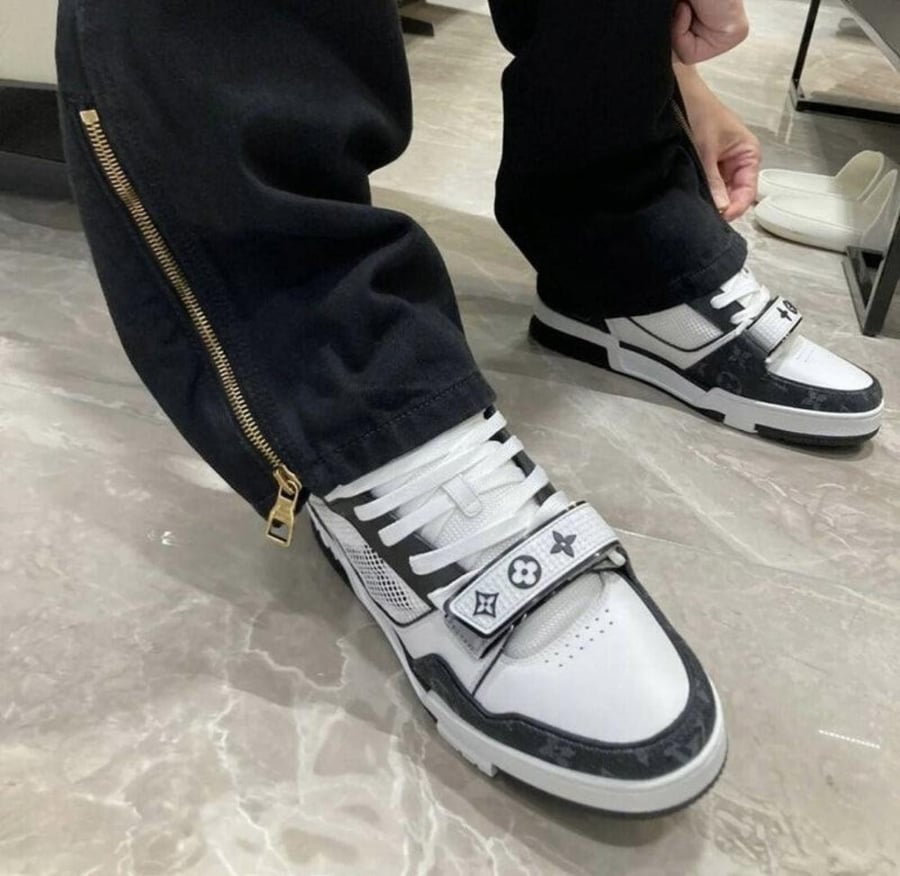 LV Trainer Sneakers - Black