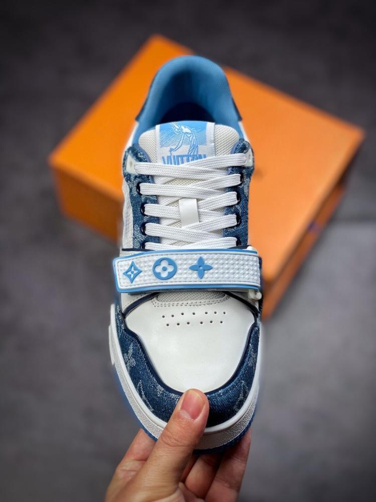 LV Trainer Sneakers - Blue
