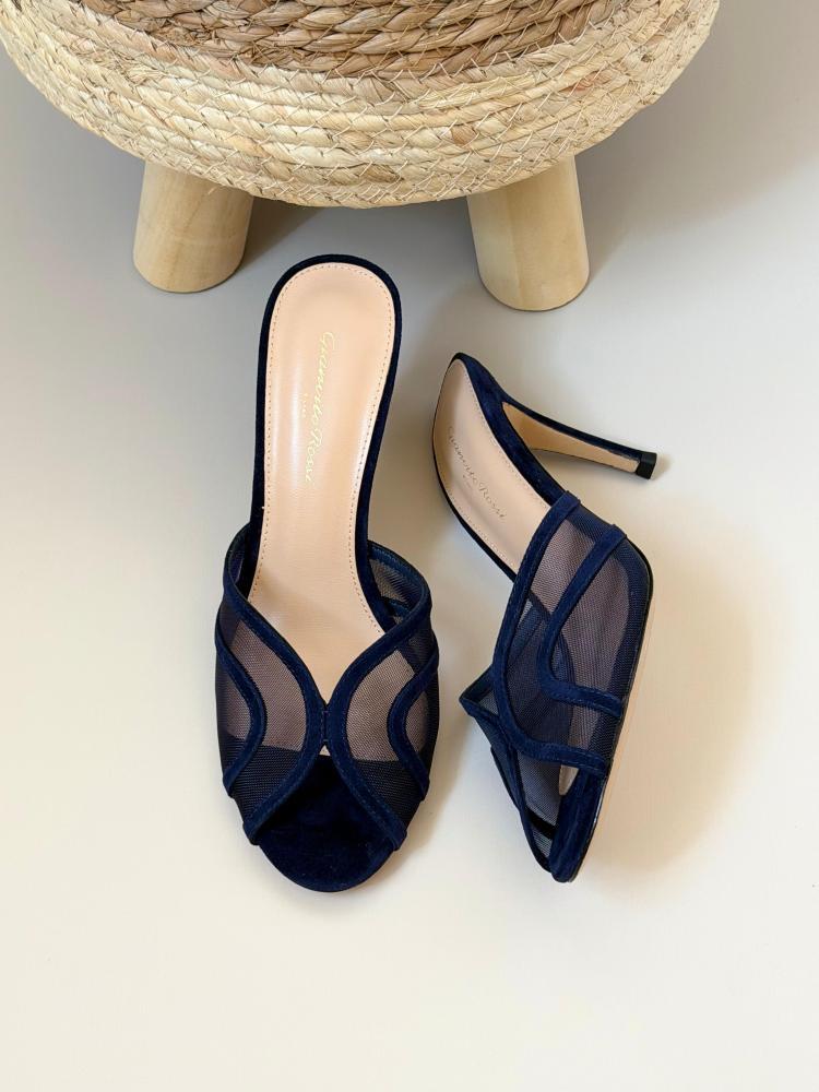 Givenchy Rossi Mesh Mule Heels