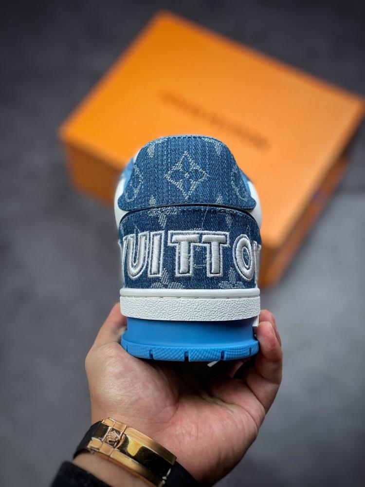 LV Trainer Sneakers - Blue