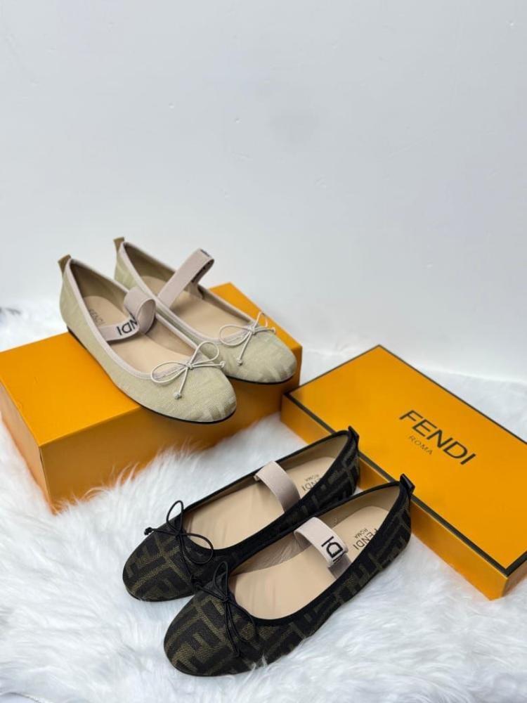 Fendi FF Ballet Flats