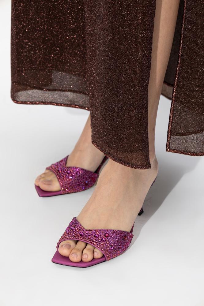 Jimmy Choo Crystal Mule Heels