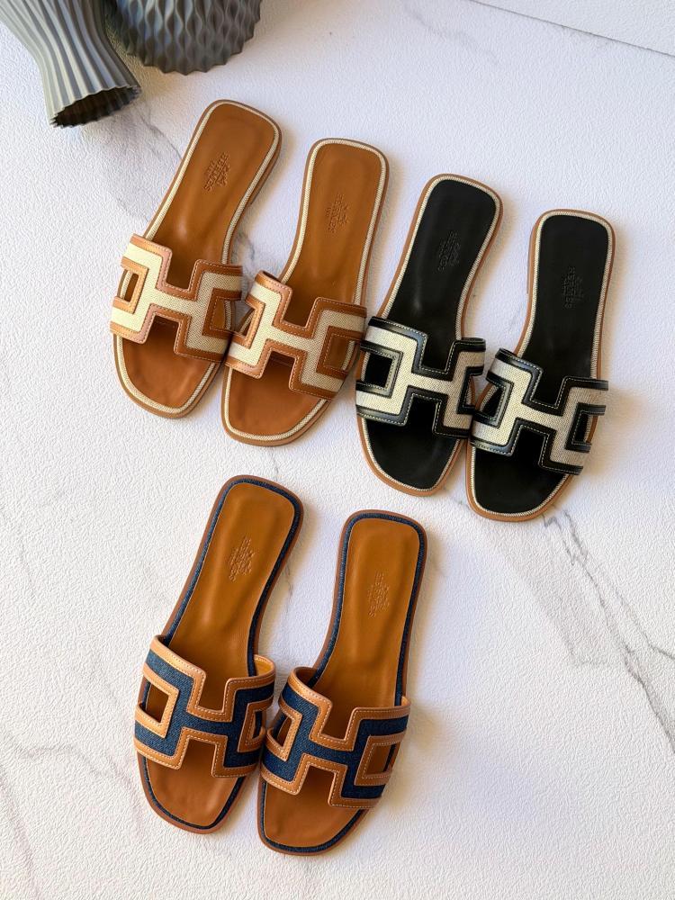Hermes H Slippers
