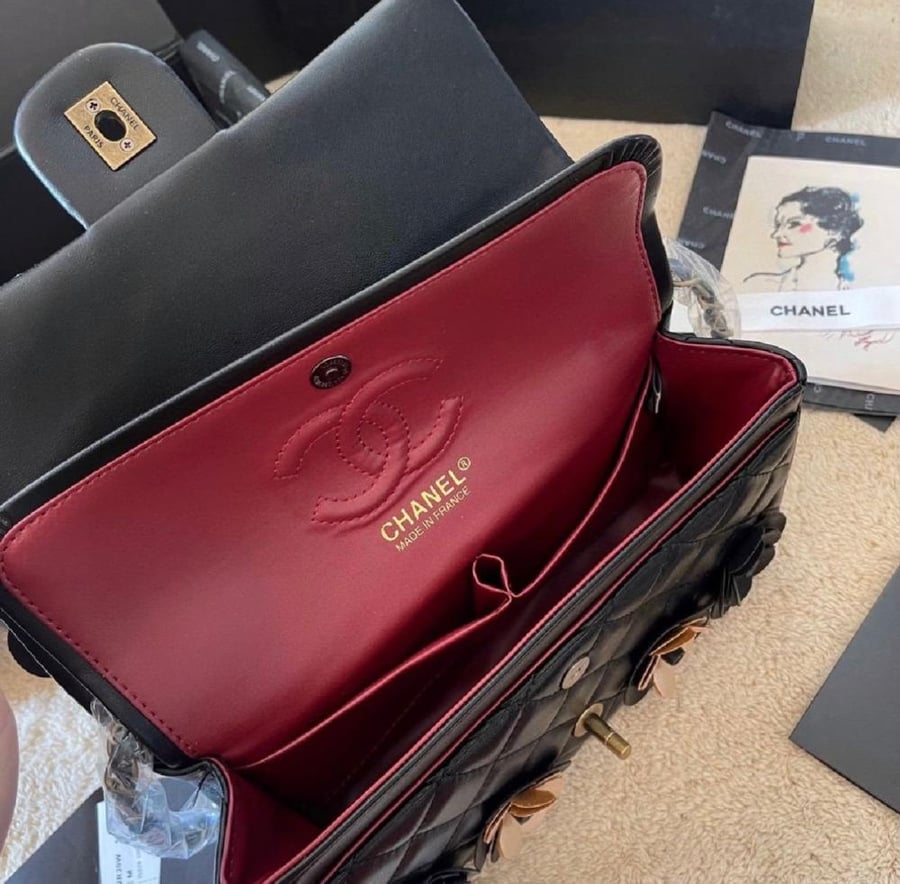 Chanel Camellia Flower Flap Bag