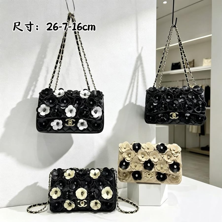 Chanel Camellia Flower Flap Bag