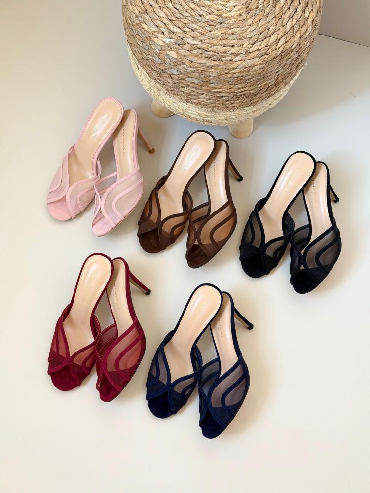 Givenchy Rossi Mesh Mule Heels