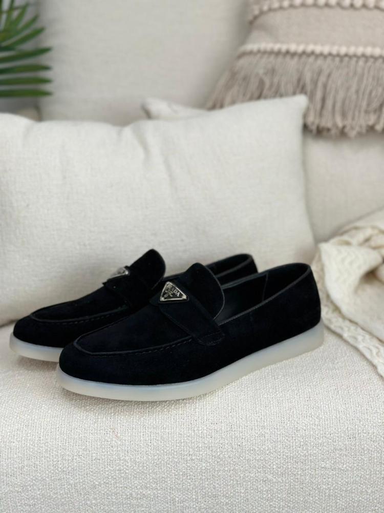 Prada Suede Loafers