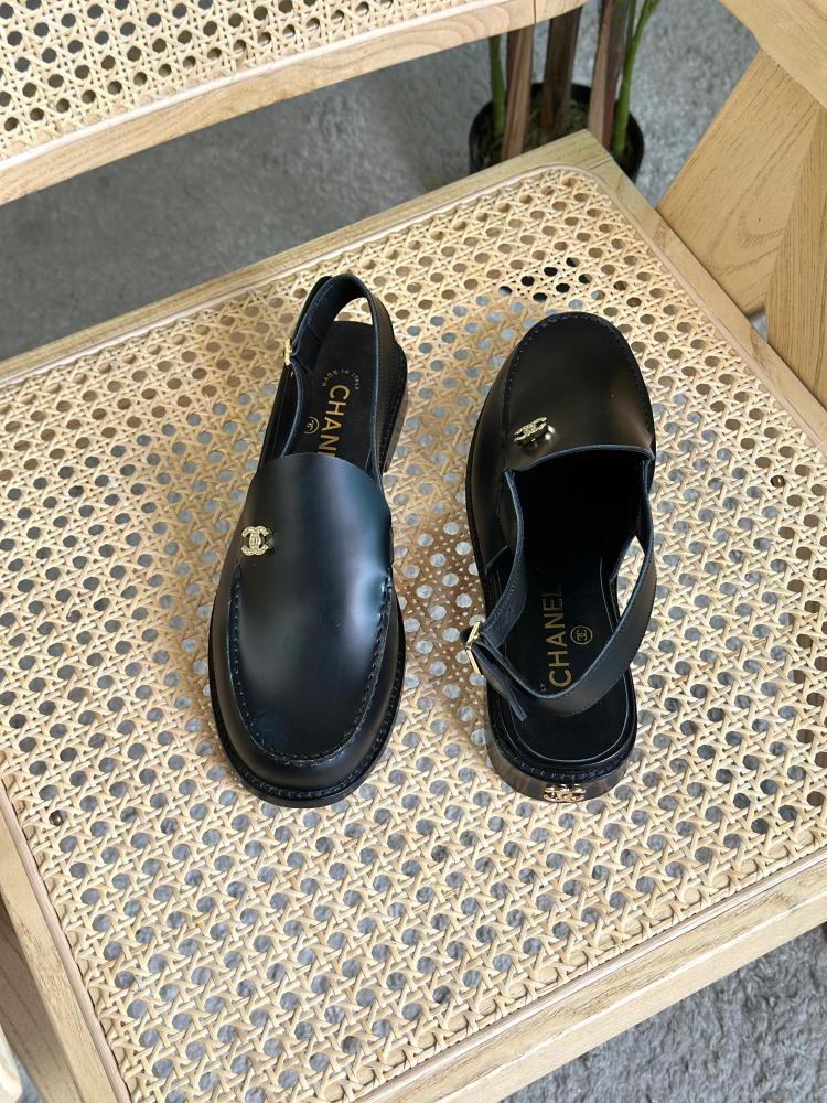 Chanel Slingback Loafers