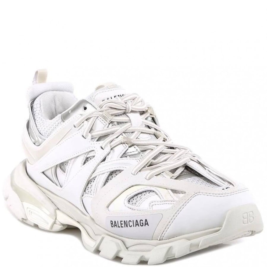 Balenciaga track led trainer white