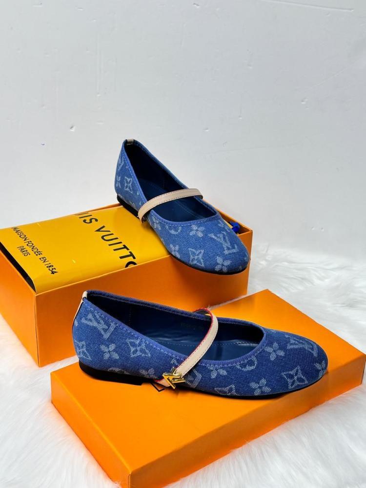 Louis Vuitton Monogram Mary Jane Ballerina Flats