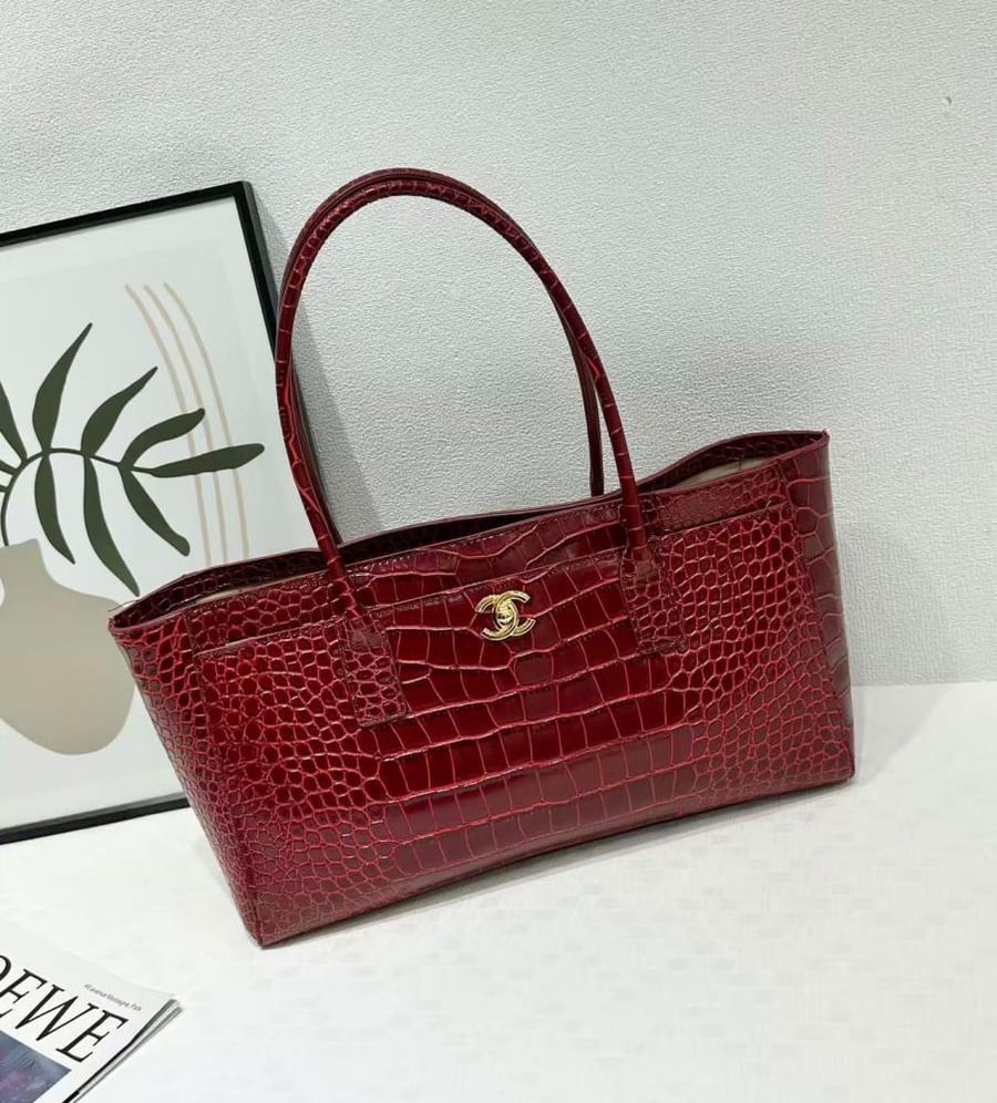 Chanel Croc Tote Bag